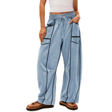 Barrel Sweatpants with Drawstring