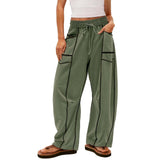 Barrel Sweatpants with Drawstring