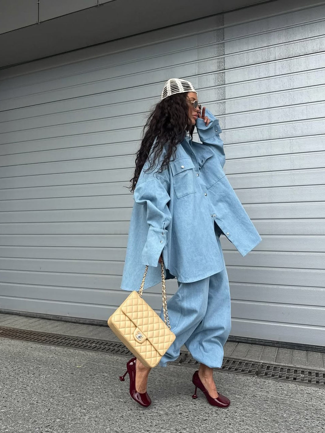 Street Style Denim Two-Piece