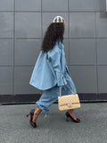 Street Style Denim Two-Piece