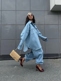 Street Style Denim Two-Piece