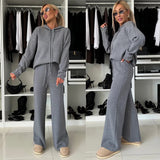 Women’s Hoodie & Wide-Leg Lounge Set